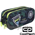 Cool Pack Duke Несесер с два ципа Badges B Green B65151